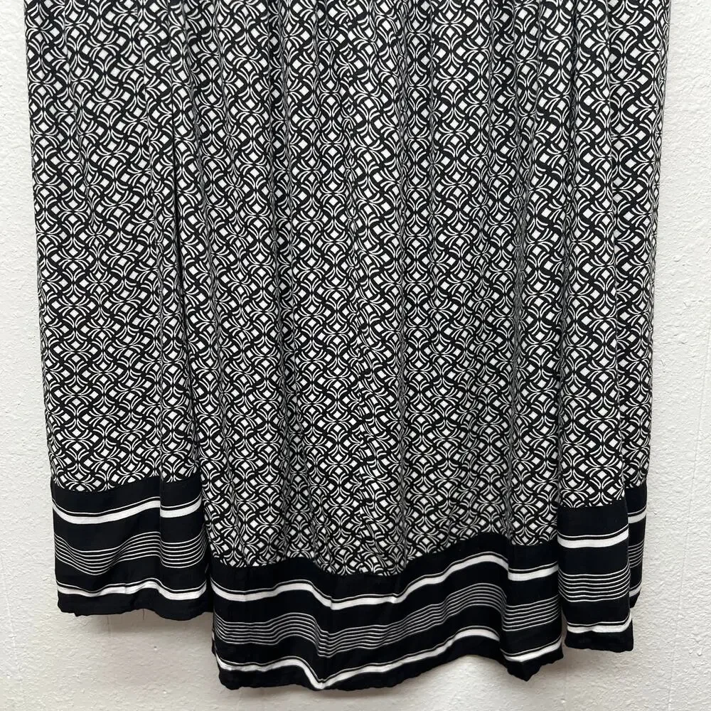 Croft & Barrow Pull On Women Skirt 3X Elastic Waist Side Pockets Casual Workwear